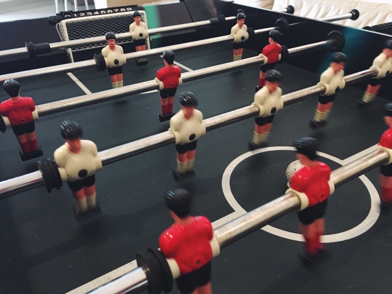Time to hone those foozeball skills